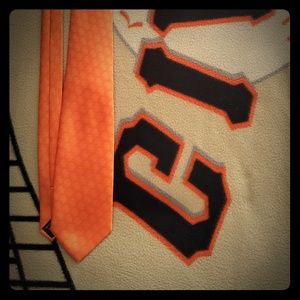 Mens SF giants neck tie.